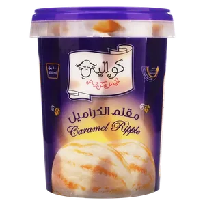 كواليتي أيسكريم مقلم الكراميل 1 لتر