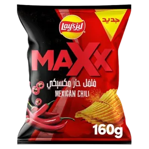 ليز ماكس رقائق البطاطس بالفلفل الحار مكسيكي 155-165جم