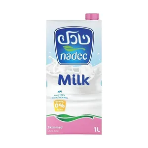 نادك حليب طويل الاجل خالي الدسم 1لتر