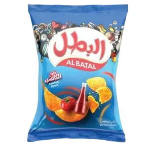 البطل رقائق بطاطس بالكاتشب 110 جم — كرتون*16