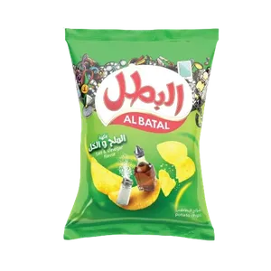 البطل رقائق بطاطس بالخل والملح 110 جم