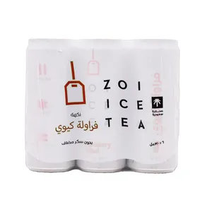 زوي شاي مثلج بنكهة الفراولة والكيوي 320مل — شدة6