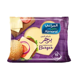 المراعي شرائح جبنة للبرجر 10 شرائح 200 جم